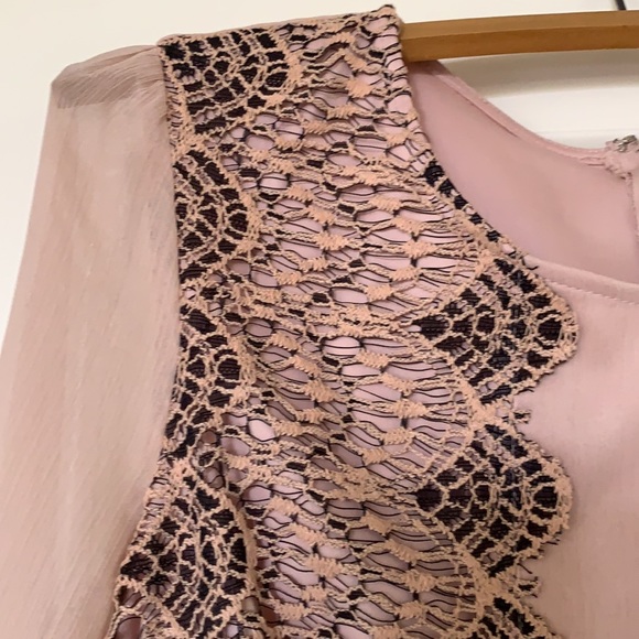 NWT Blush Pink Pins and Needles Dress - size 2 - Picture 3 of 3